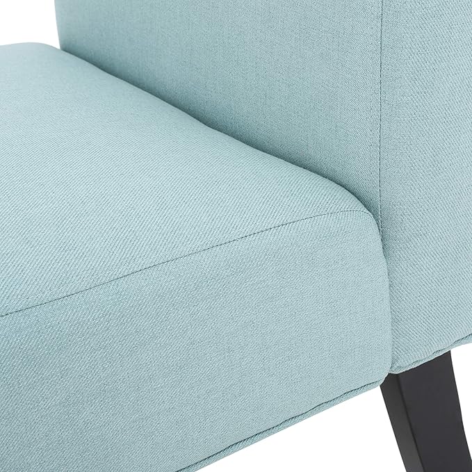Christopher Knight Home Kassi Fabric Accent Chair, Light Blue - LeafyLoom