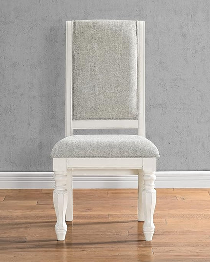 NicBex Haerin-SD-00173-LWJ Dining Chairs, 18.8"x26"x42.5", Off-White - LeafyLoom