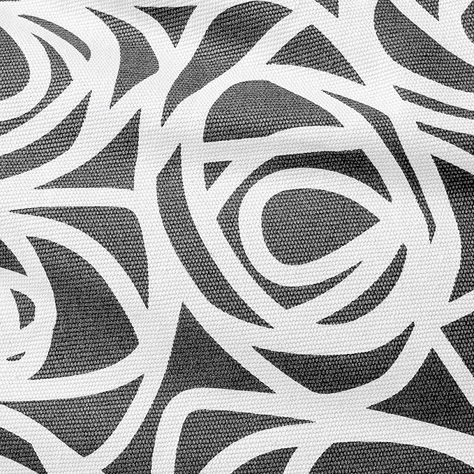 Posh Creations Bean Bag Chair for Kids, Teens, and Adults Includes Removable and Machine Washable Cover, 38in - Large, Canvas Roses Gray - LeafyLoom