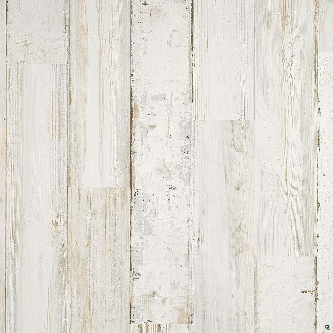 Sauder Barrister Lane Tall Bookcase/Book Shelf, L: 35.55" x W: 13.5" x H: 75.04", White Plank - LeafyLoom