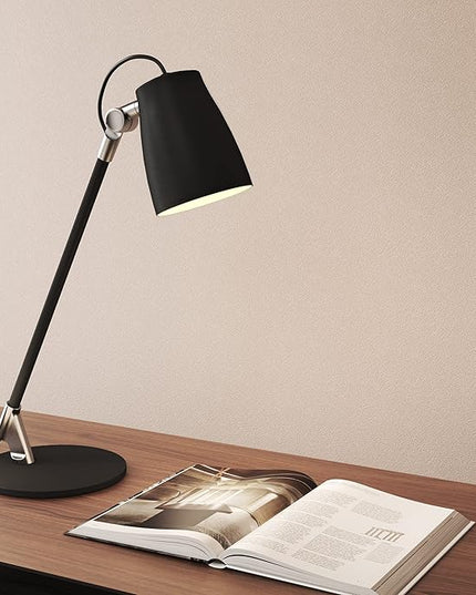 Astro Atelier Desk Indoor Table Lamp (Matt Black) - Dry Rated - E26/Medium Lamp, Designed in Britain - 1224068-3 Years Guarantee - LeafyLoom