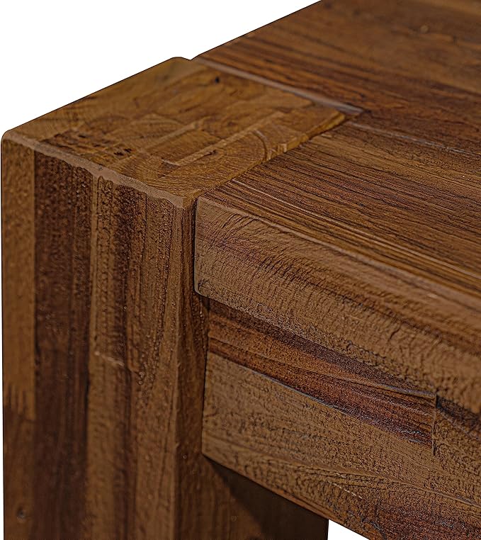 East West Furniture CN6-0N-T Celina Modern Kitchen Table - Rectangle Rustic Wood Dining Table , 36x60 Inch, Walnut - LeafyLoom