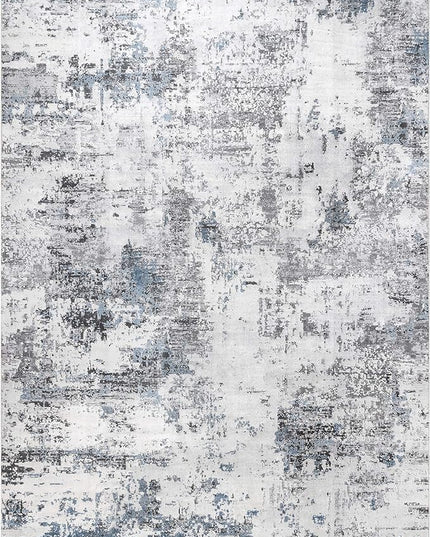 nuLOOM Dali Abstract Machine Washable Area Rug, 4x6, Grey - LeafyLoom