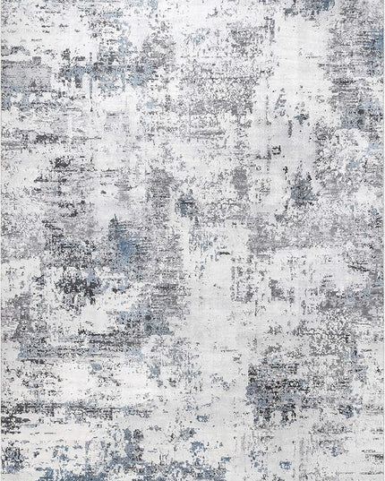 nuLOOM Dali Abstract Machine Washable Area Rug, 5x8, Grey - LeafyLoom