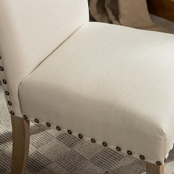 NicBex Haerin-SD-00154-LWJ Dining Chairs, 25"x20"x41", Beige - LeafyLoom