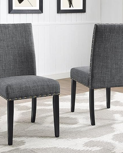 NicBex Haerin-SD-00138-LWJ Dining Chairs, 24.8"x18.3"x38", Gray - LeafyLoom