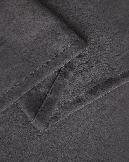 NTBAY Toddler Bedding Set - 4 Piece Soft and Breathable Crib Bedding Set for Boys and Girls, Includes Quilted Comforter, Fitted Sheet, Flat Top Sheet and Envelope Pillowcase, Dark Grey - LeafyLoom