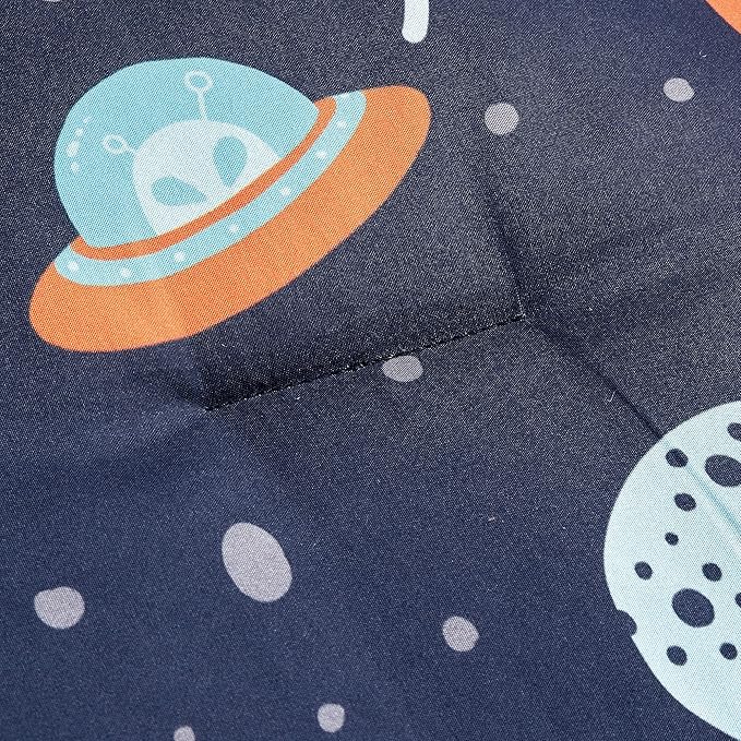 for Kids My Universe Hearts 4-Piece Comforter Set - Beautiful Motif Design Bedding Set with Embrodery Print - LeafyLoom