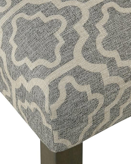 HomePop Parsons Classic Upholstered Accent Dining Chair, Pack of 2, Grey - LeafyLoom