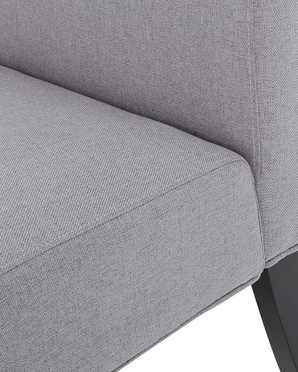 Christopher Knight Home Kassi Fabric Accent Chairs, 2-Pcs Set, Rubber, Light Grey - LeafyLoom