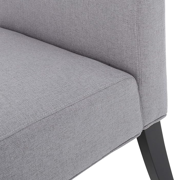 Christopher Knight Home Kassi Fabric Accent Chairs, 2-Pcs Set, Rubber, Light Grey - LeafyLoom