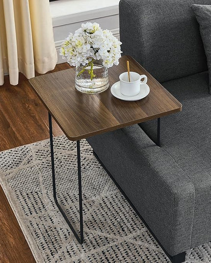 Morden Linen Upholstered 3 Seat Sofa Couch with Two End Tables and 2 Pillows, Free Transformation Removable Back and Armrests for Living Room, 86.25", Grey-395 - LeafyLoom