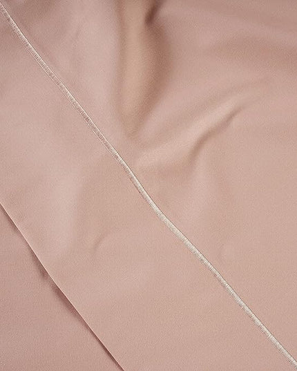 LANE LINEN 100% Egyptian Cotton Bed Sheets - 1000 Thread Count 3-Piece Twin Set Long Staple Bedding Sateen Weave Luxury Hotel Fits Upto 16" Mattress Sepia Rose - LeafyLoom