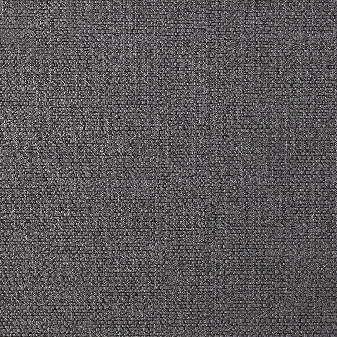 Serta Leighton Modern Office Chair, Stylish Mid-Back Desk Chair, Rivet Detail, Serta Quality Memory Foam, Armchair with Wheels, Vanity Chair, Swivel Chrome Metal Base, Twill Fabric, Dark Gray - LeafyLoom