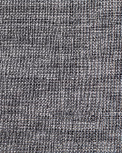 SIMPLIHOME Lowell 17 Inch Mid Century Modern Bentwood Dining Chair in Light Grey Linen Look Fabric, For the Dining Room - LeafyLoom