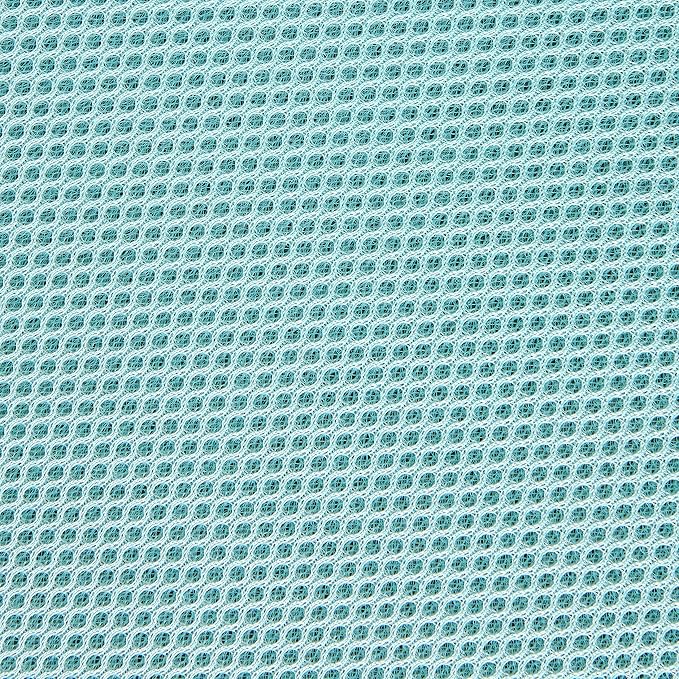 Swivel Mesh Desk Chair, Blue 20.86D x 22W x 33.46H in - LeafyLoom